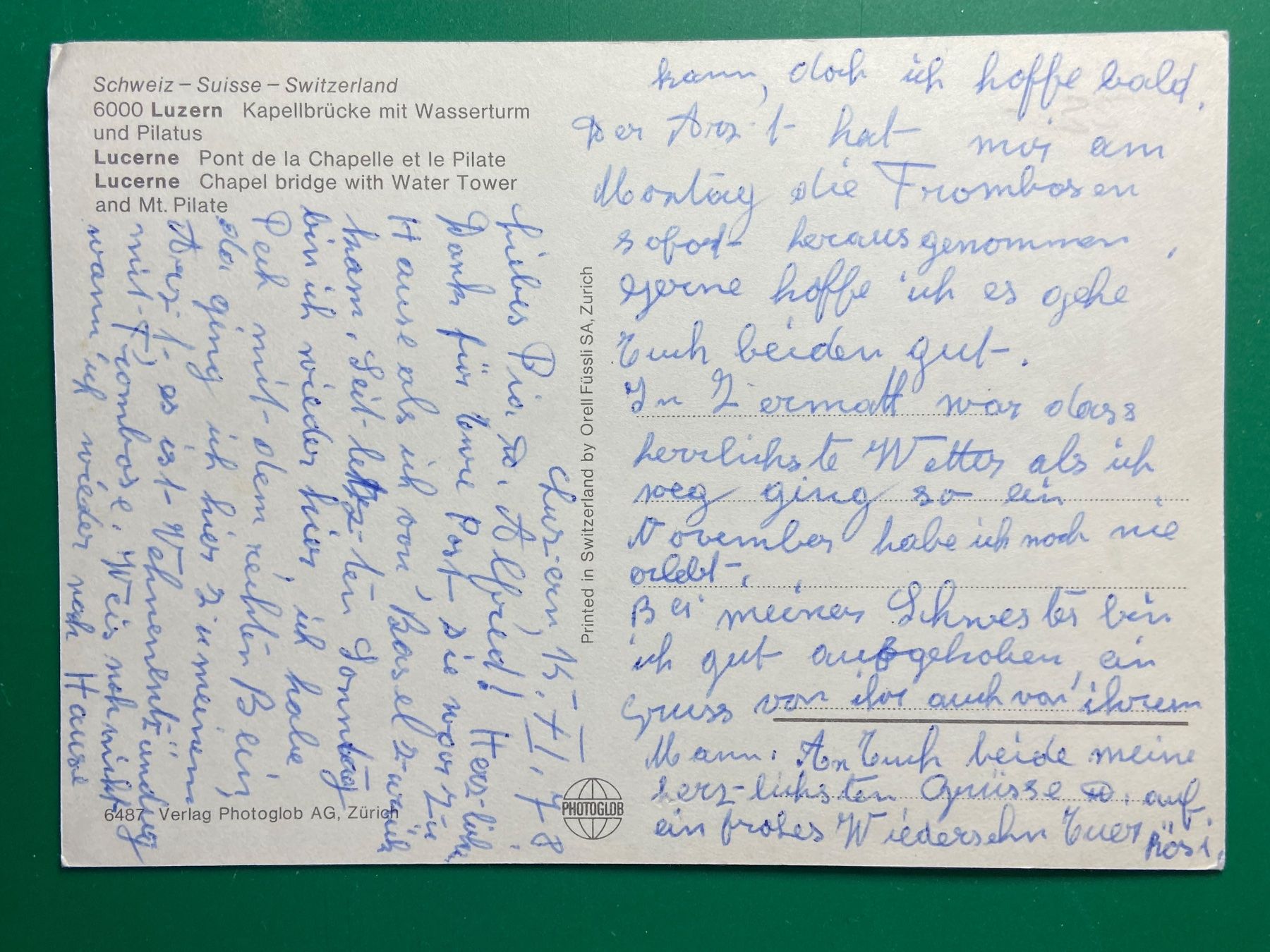 Cartoline postali: Gruss aus Luzern – Usato da Steg VS venduto da _vinci_ 1