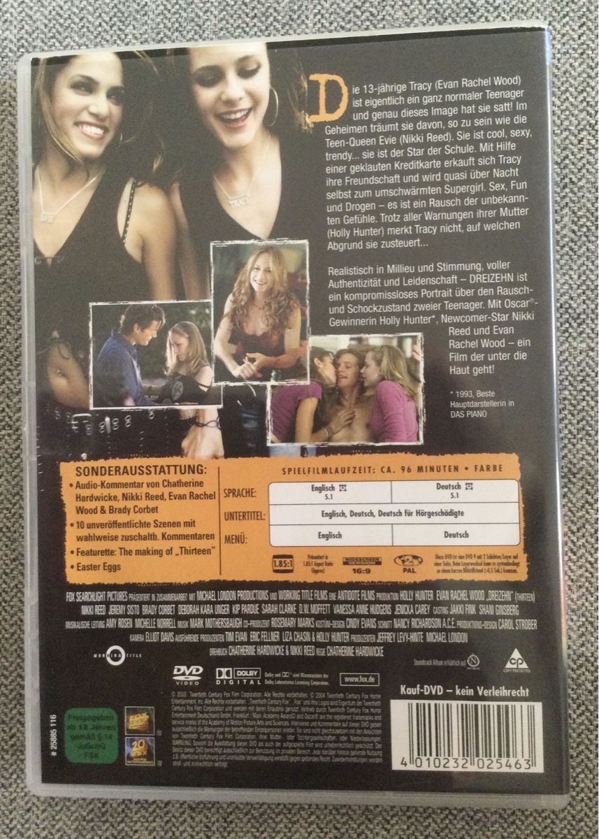 Tutti i DVDs: Dreizehn - DVD – Usato da Langnau i. E. venduto da jxoxlx 1
