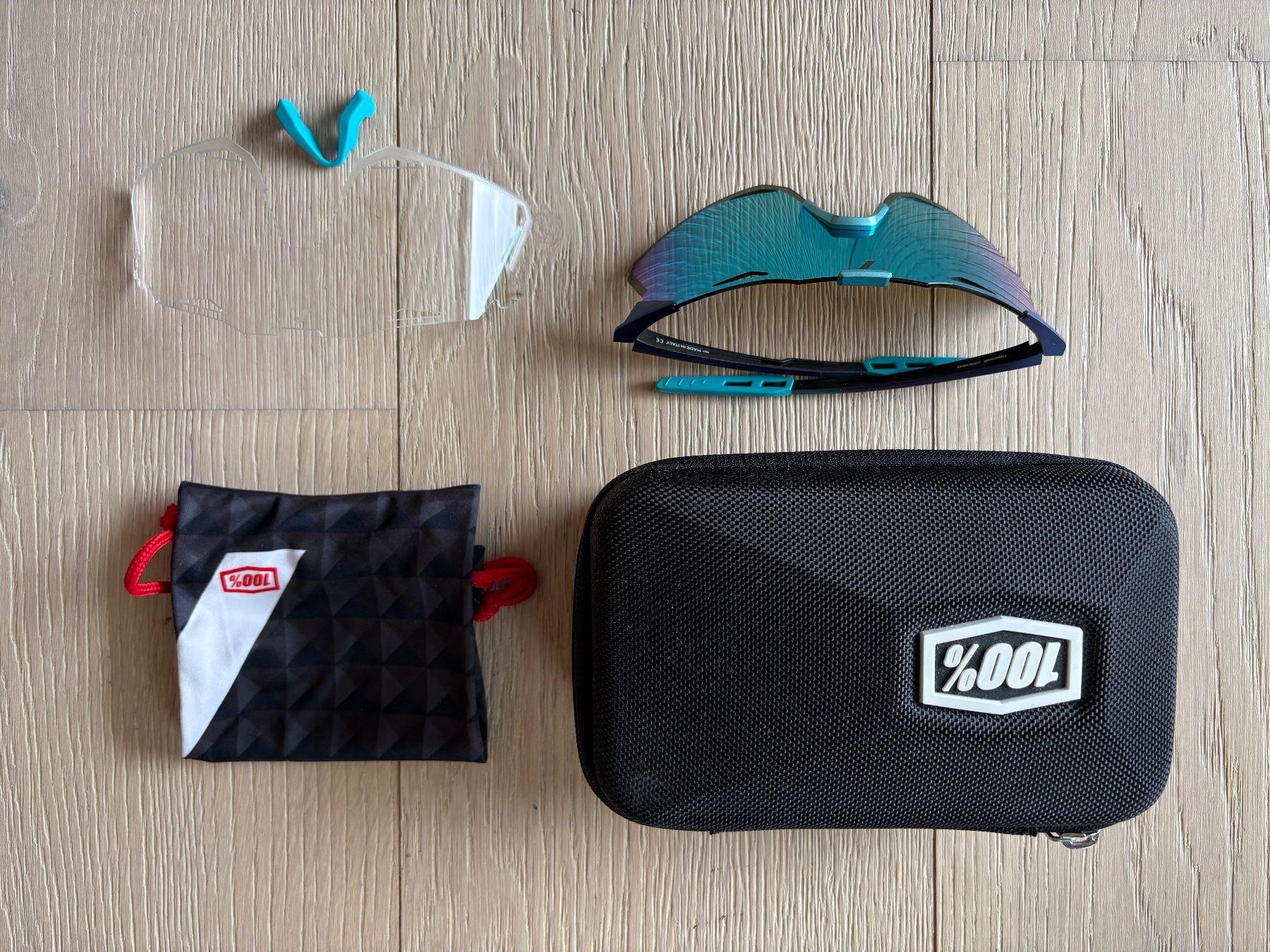 Occhiali & Lenti: Fahrradbrille von 100% Hypercraft – Usato da Pfungen venduto da 007Leni 2