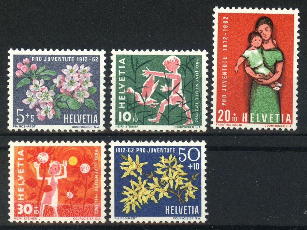 Tutti i francobolli: 1962, Pro Juventute, postfrisch, ** – Usato da Willisau venduto da Vollstempel