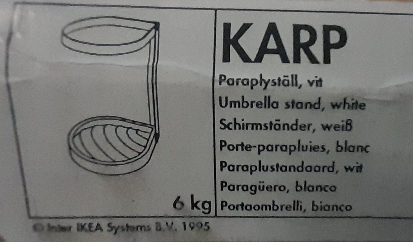 Altro in Decorazioni & Accessori: Gratis Regenschirmständer IKEA Karp weiss ungeöffnet – Nuovo e nell'imballaggio originale da Visp venduto da Heilil