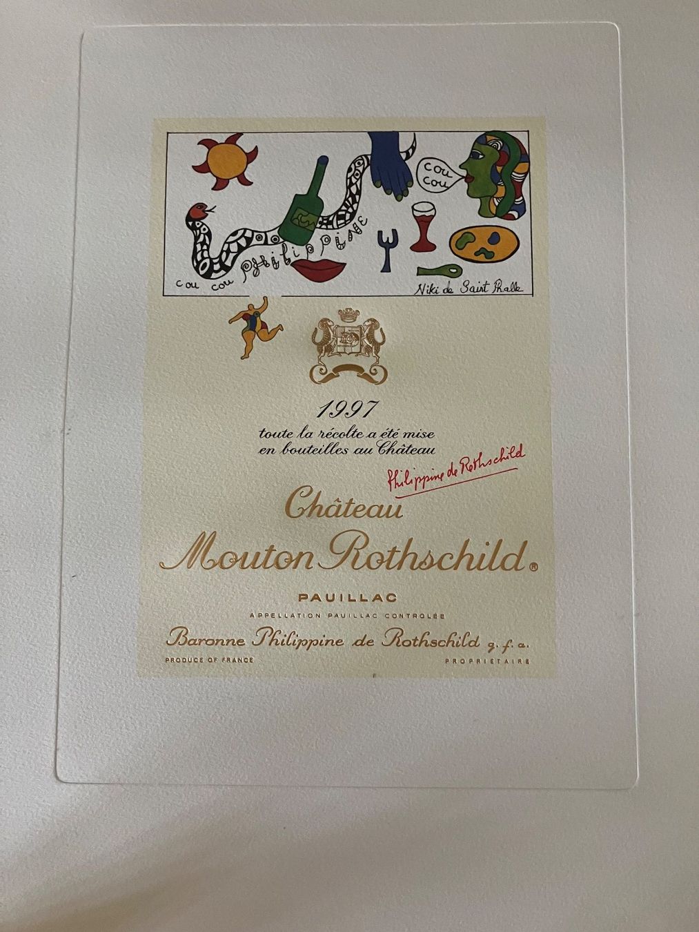 Foto & Immagini: Niki de Saint Phalle e Mouton Rothschild – Usato da Rancate venduto da FiorAngela011 2