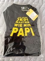 Sterneföifi Langarm-Body Gr. 50/56 schwarz „Jedi Master wi…