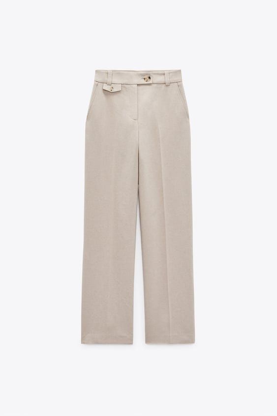 Zara Pantaloni: Zara Rustic Straight Hose – Nuovo (secondo la descrizione) da Zürich venduto da eni_lt9y 1