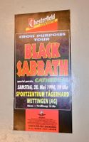 Orginal BLACK SABBATH Konzert Poster 1994 Wettingen