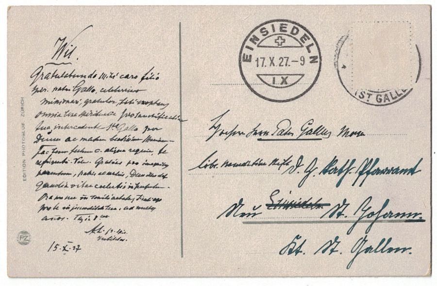 Cartoline postali: Wil SG, gelaufen 1927 – Usato da Frauenfeld venduto da POML 1