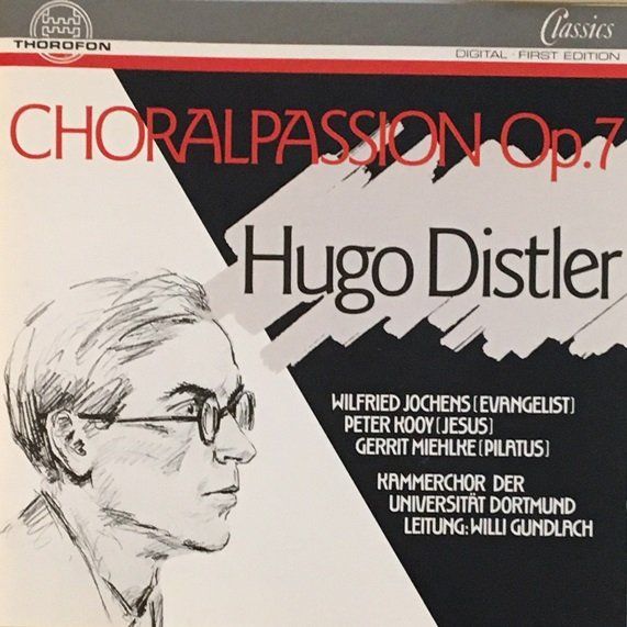 CD: Hugo Distler - Choralpassion op. 7 – Usato da Grüningen venduto da azulamarillo