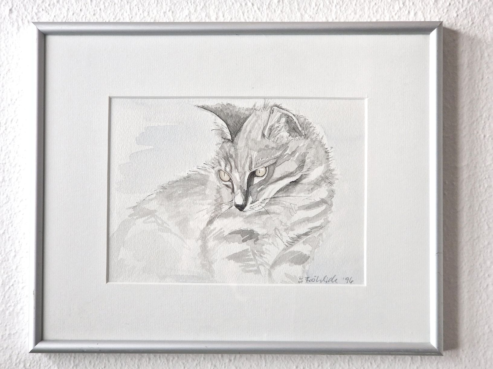 Gemälde: Aquarell / Signiert B.Fröhlich 96 – Gebraucht aus Biel/Bienne von Ninack