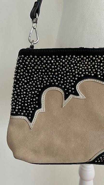 Borse da donna: Tasche Wildleder schwarz/beige – Usato da Volketswil venduto da oli_l2zq 2