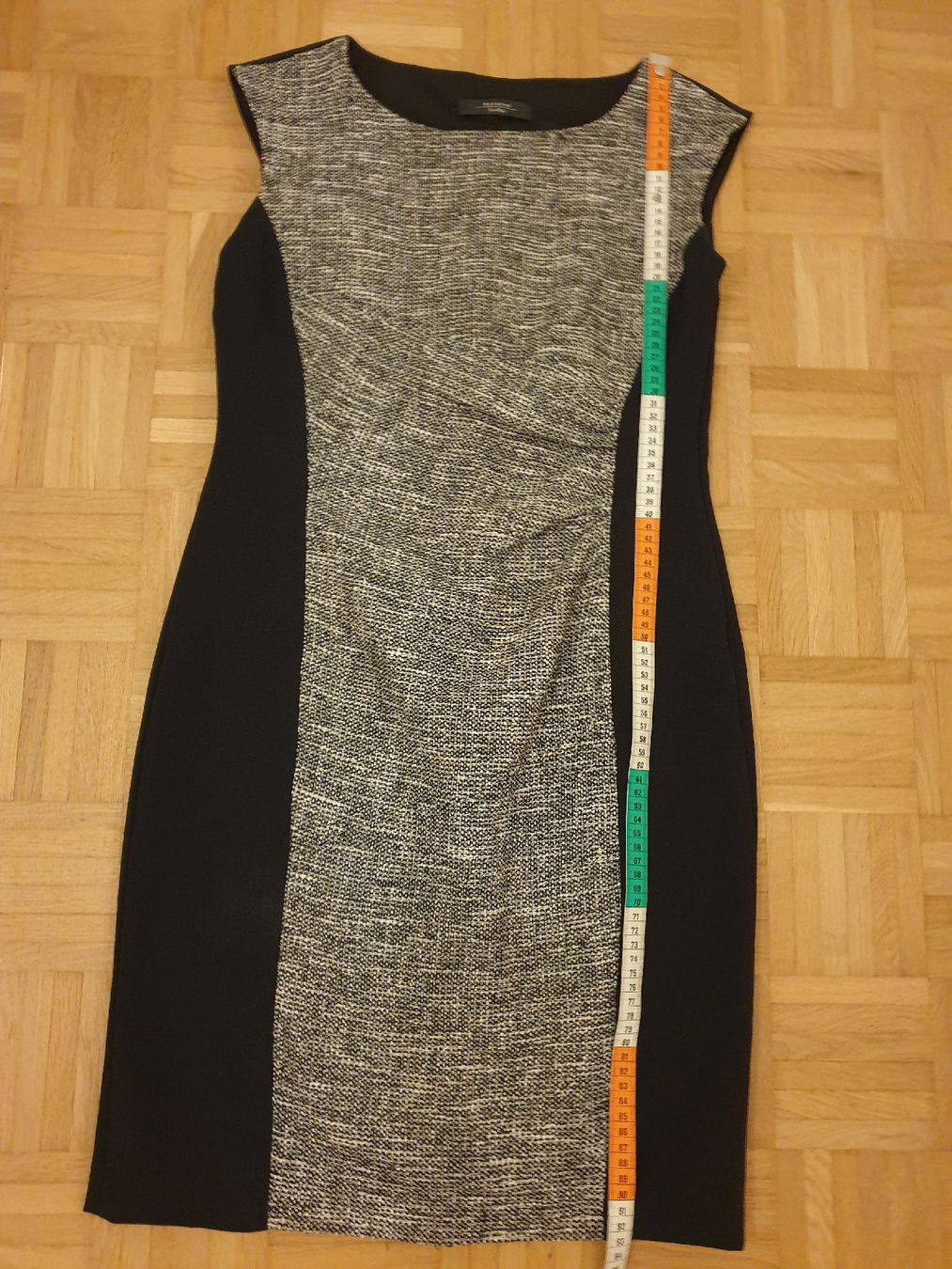 Max Mara Vestiti: Robe élégante 38, Weekend MaxMara, noir, gris chiné – Usato da Neuchâtel venduto da Verenas12 6