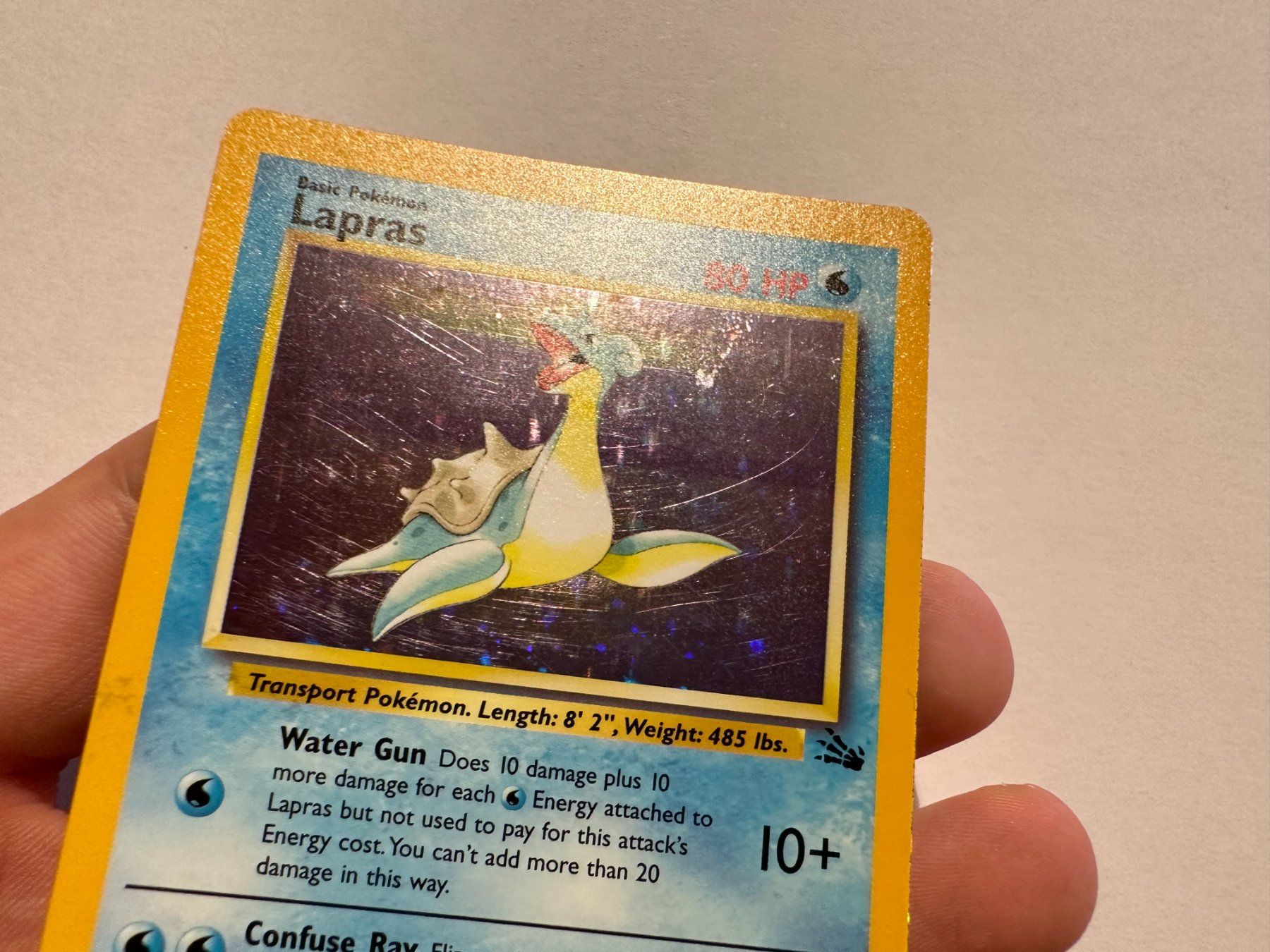 Pokémon Carte collezionabili: Lapras holo Fossil EN – Usato da Hagendorn venduto da Pokecollectorch 2