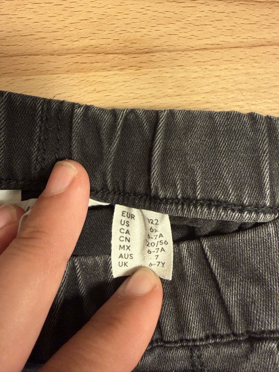 H&M Hosen: Gr122 Mädchen Jeggings grau elastisch – Gebraucht aus Stäfa von nale068 2