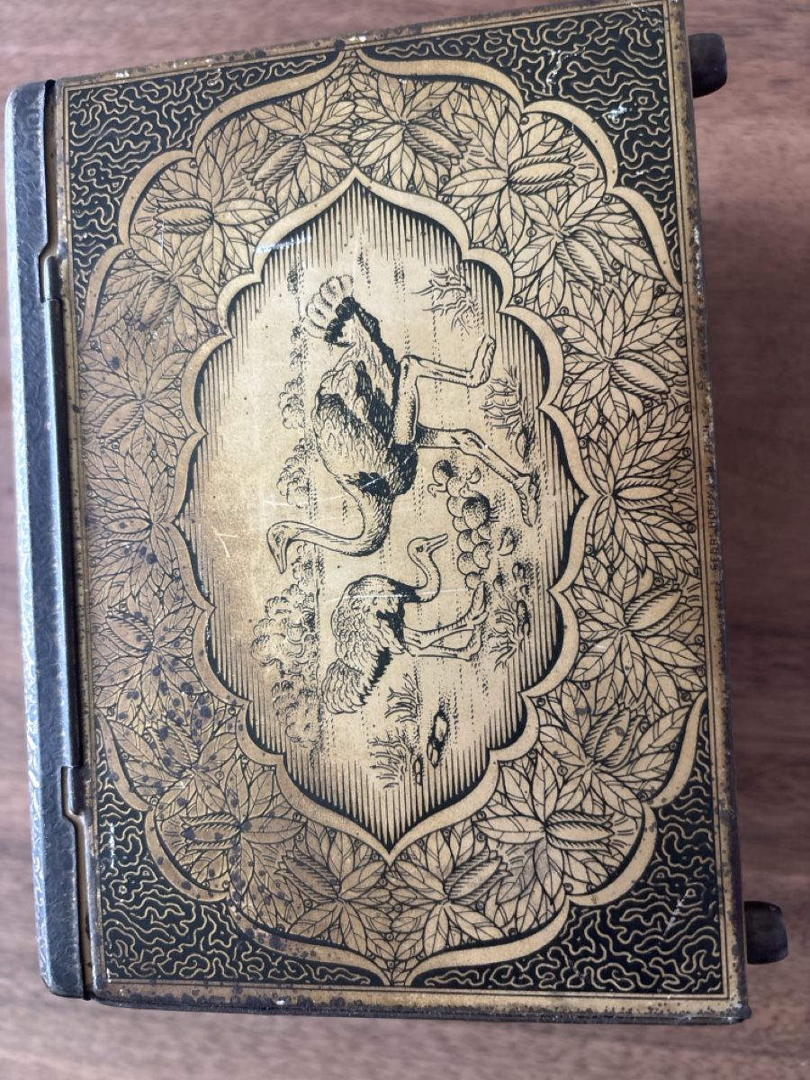 Barattoli: Antike Dose mit Tier- & Orient-Motiven, Jugendstil, Schatull – Usato da Kriens venduto da mir_v8ww 4