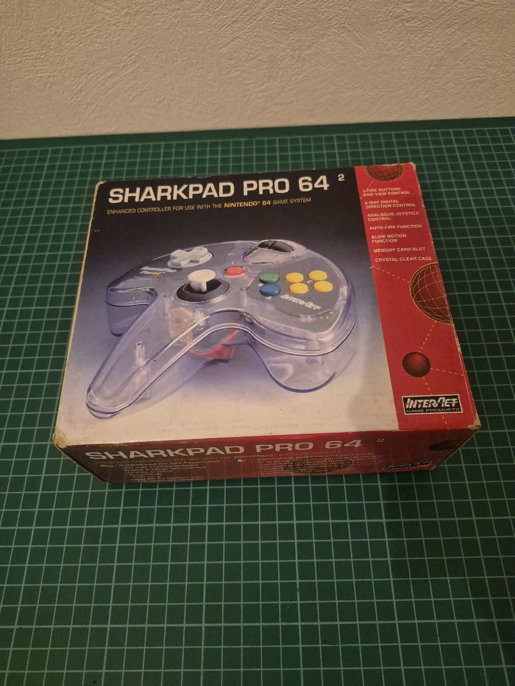 Sharp Controller: Retro N64 Controller - Interact Sharkpad Pro 64 - Clear – Usato da Meyrin venduto da Retro-GZ