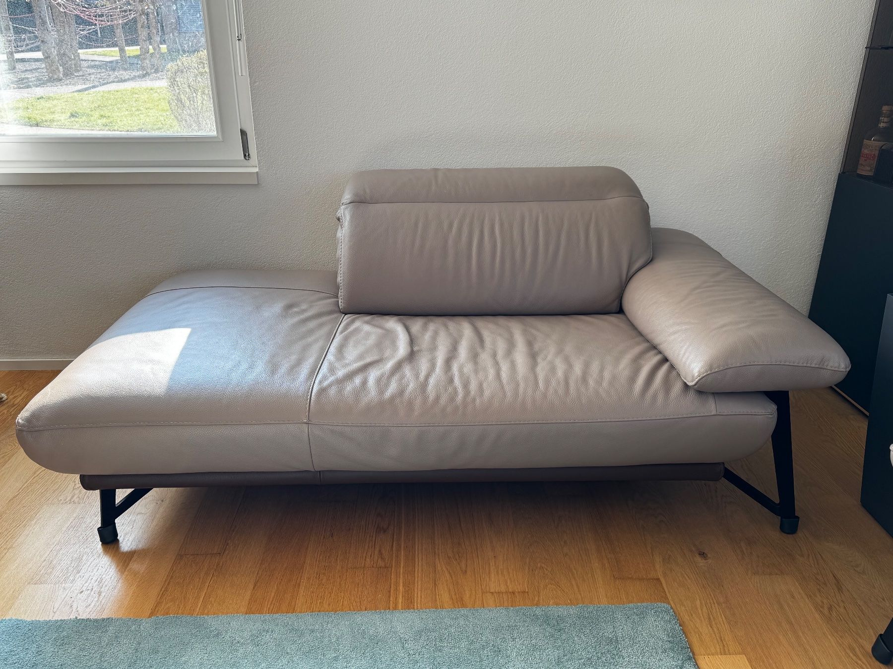 Divani: Zweiteiliger Sofa aus echtem Leder – Usato da Pfäffikon ZH venduto da dam_2wvg 4