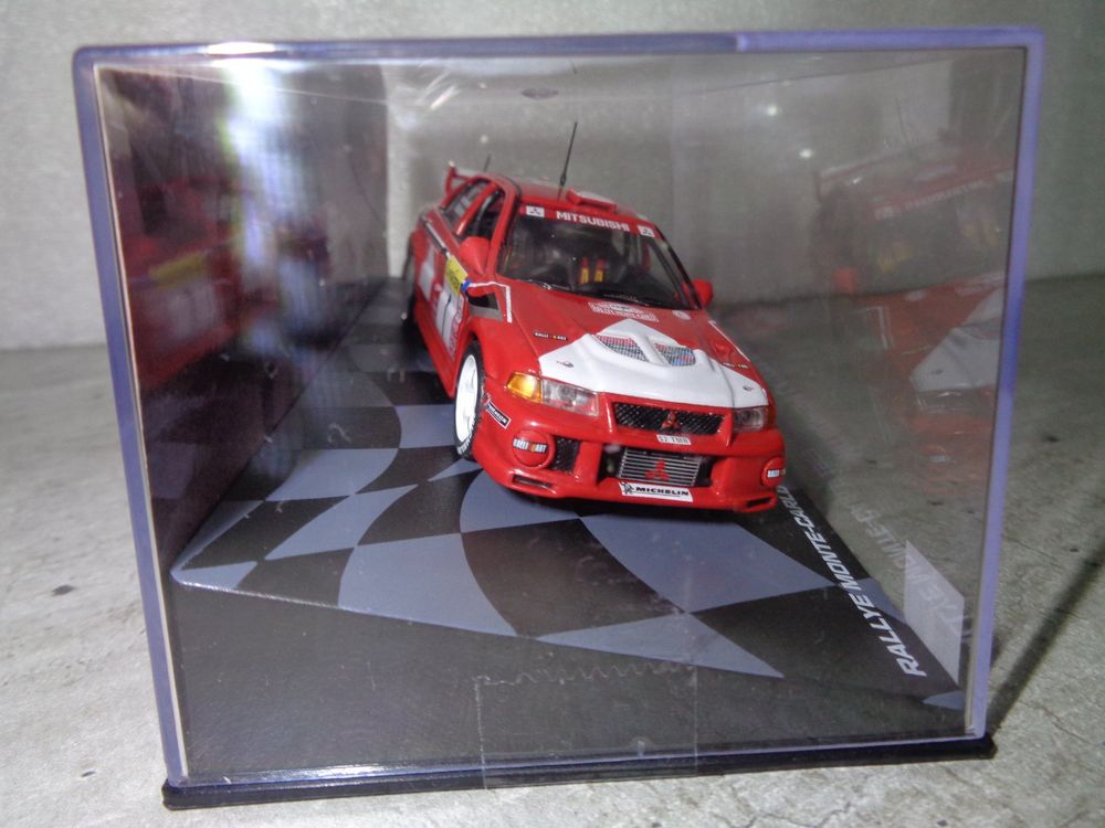 1/43 Mitsubishi Lancer evo VI #1 Rallye Monte Carlo 2000 Mäkinen 1er IxoAltaya36