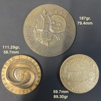 Lot de 3 médailles Jeux Sans Frontières