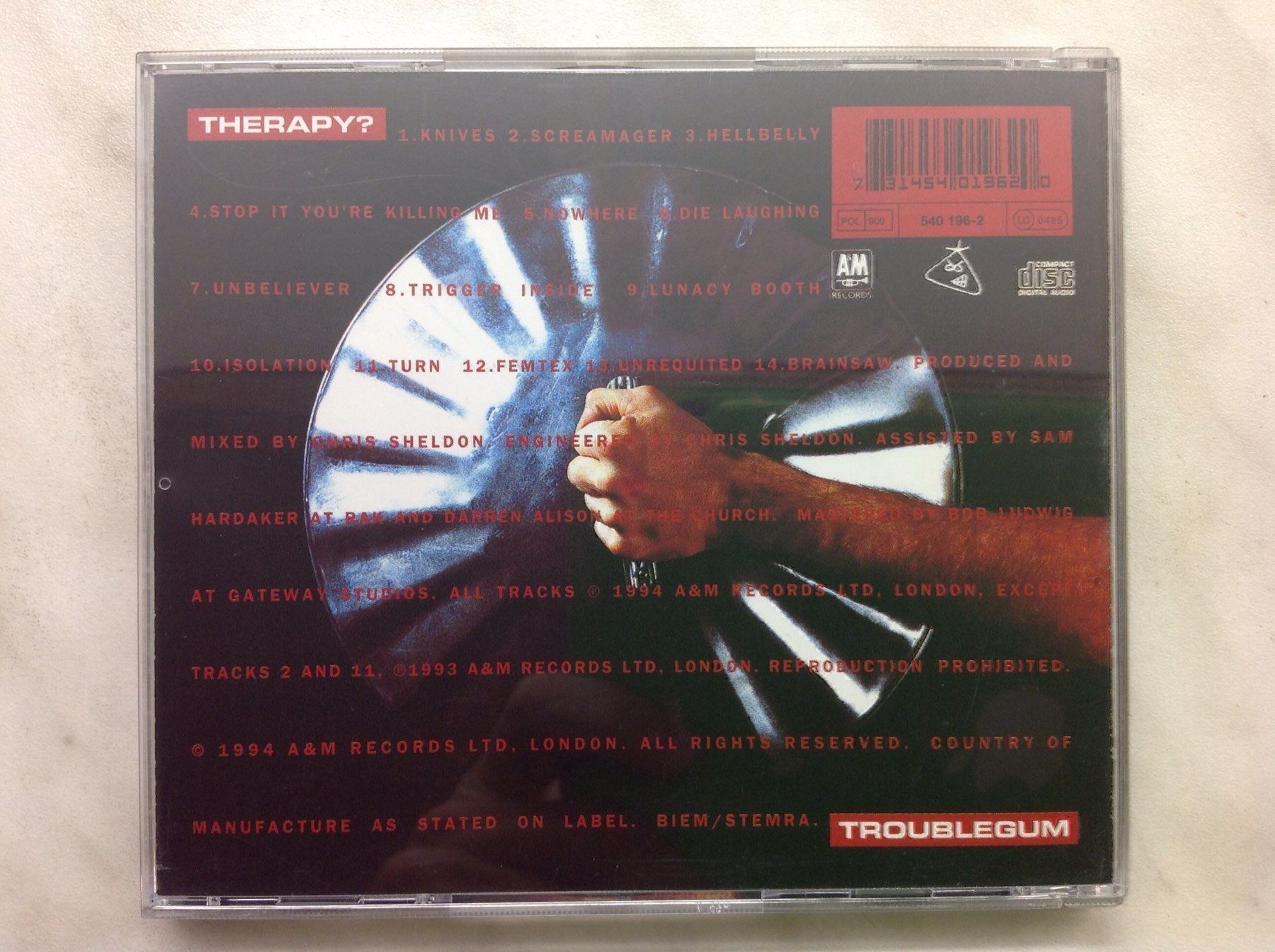 CD: Therapy? - Troublegum – Nuovo (secondo la descrizione) da Aigle venduto da St_anger 1
