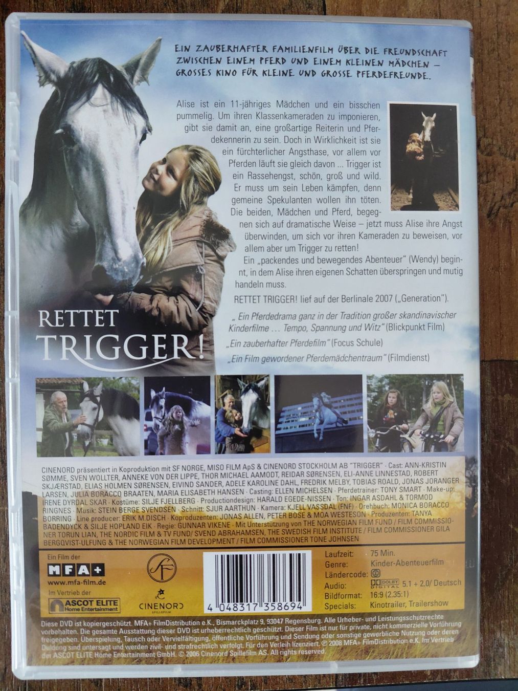 Tutti i DVDs: Trigger - ein wildes Pferd und ein mutiges Mädchen – Usato da Worb venduto da Antoinette22 1