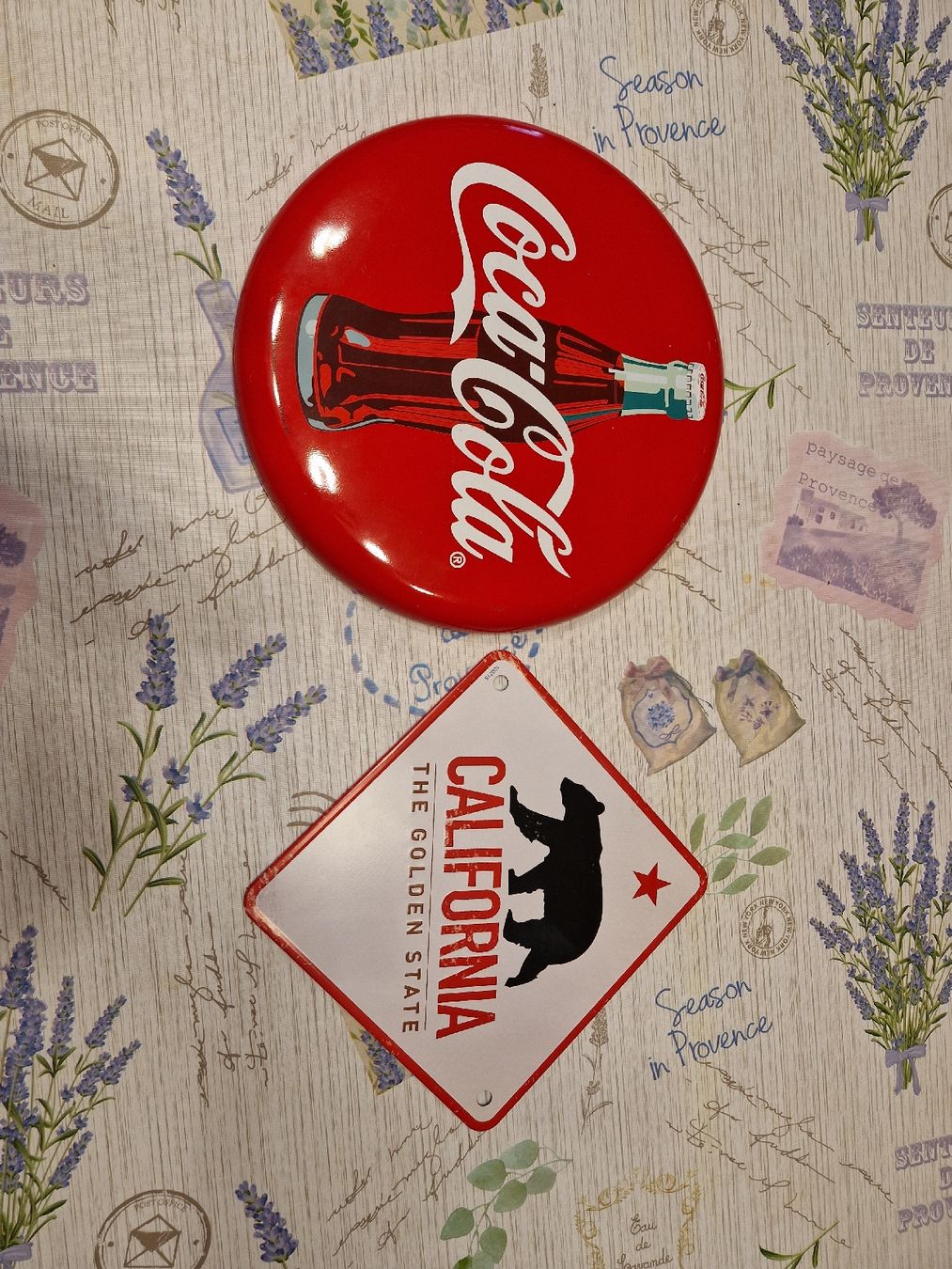 Coca-Cola Insegne: Coca Cola Schild 2003/ California Golden State Schild – Usato da Glis venduto da mic_2ht8