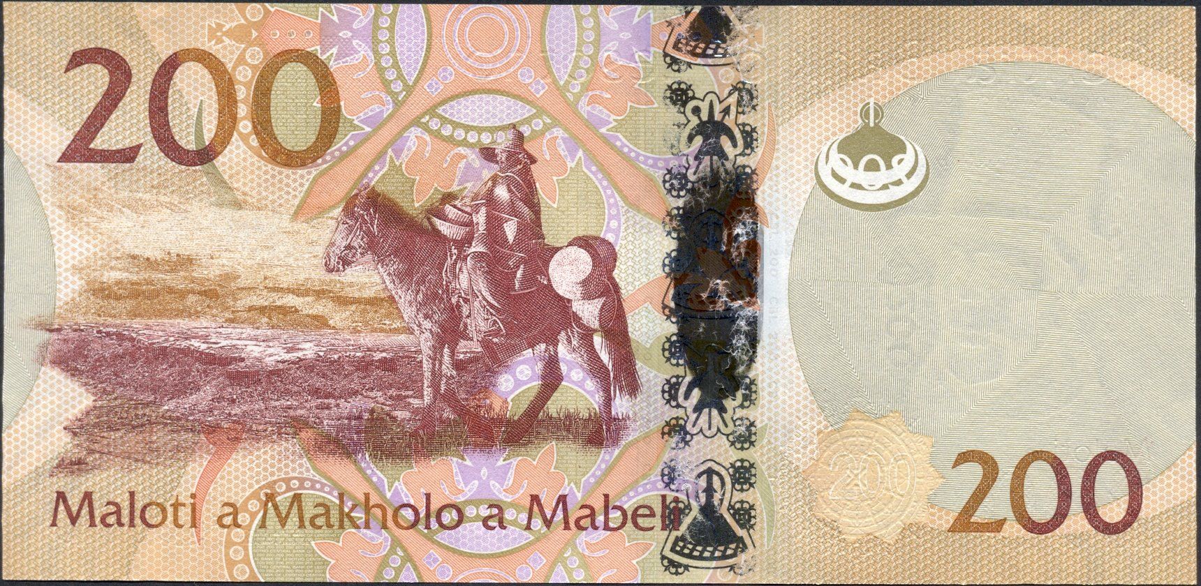 Banconote: Lesotho 200 Maloti 2015 P-25 UNC – Nuovo (secondo la descrizione) da Schliern b. Köniz venduto da pizzitaxi 1