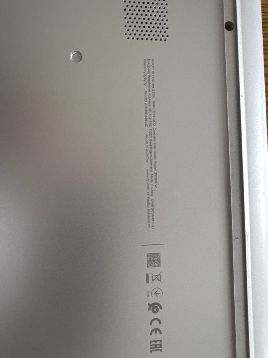 Hewlett Packard Notebook: HP Pavilion Laptop Silber Defekt  – Difettoso da Bremgarten b. Bern venduto da Sportlich09 3