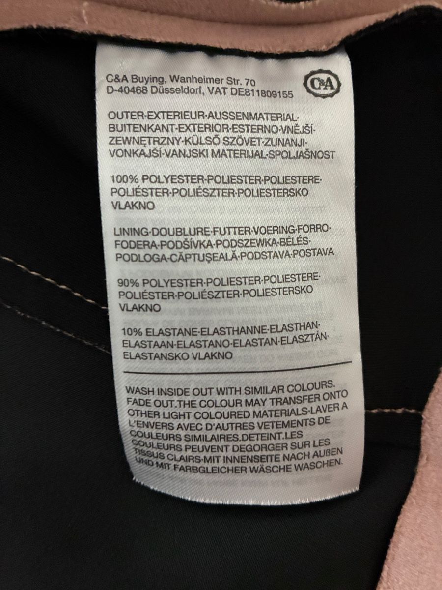 C&A Giacche: C&A Bikerjacke aus Kunstwildleder – Nuovo e nell'imballaggio originale da Winterthur venduto da Kiaora0 2