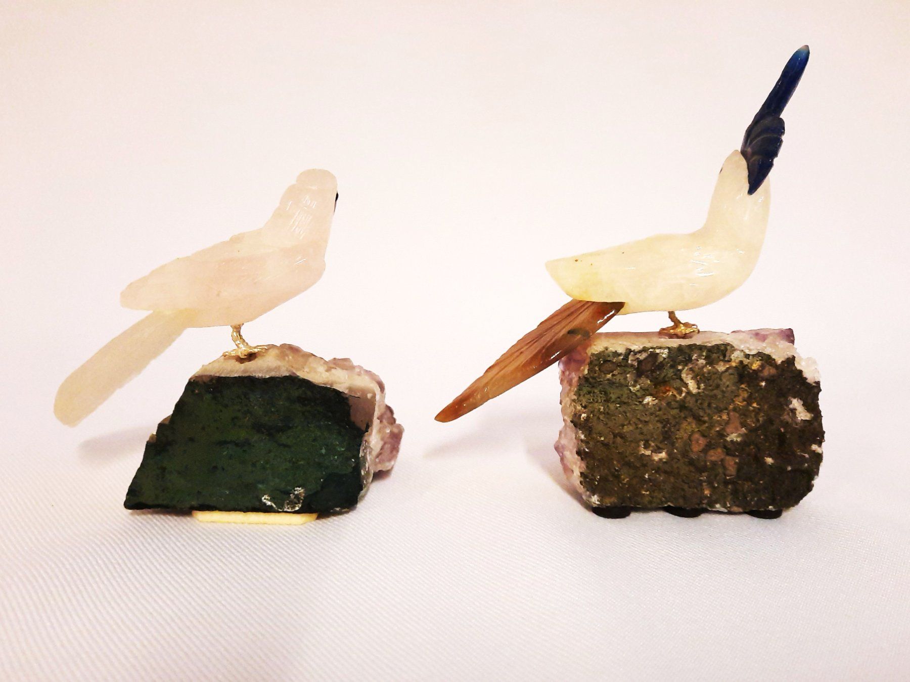 Minerali & Pietre curative: Amethyst Papagei und Kakadu – Usato da Beinwil am See venduto da Restwert_Beinwil 1
