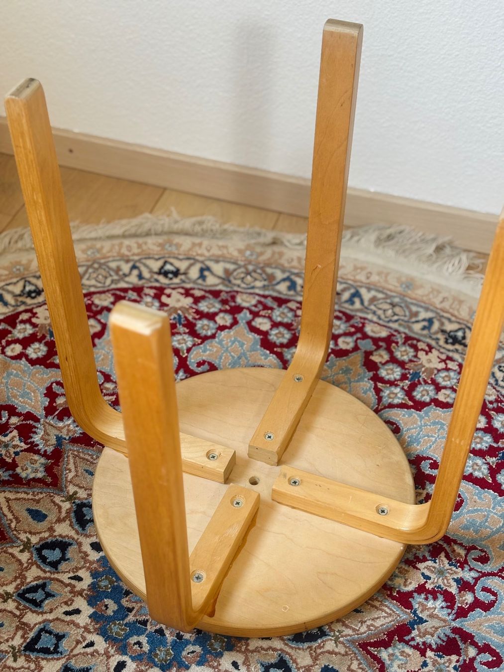 Sgabelli: Vintage Holzhocker - E60 Replika - "Alvar Aalto" – Usato da Winterthur venduto da JAKU.SPACE 3