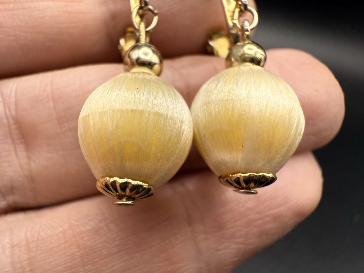 Orecchini pendenti & Orecchini a lobo: Vintage Goldfarbene Ohrringe – Usato da Lamone venduto da LaCantinaMagica 8