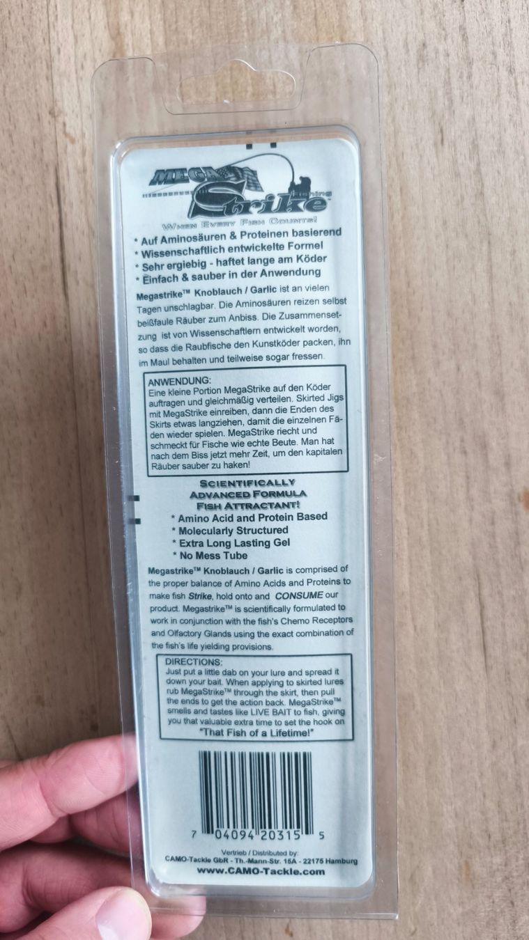 Köder: Megastrike Aroma Paste Knoblauch – Neu und originalverpackt aus Sarnen von sebalant 1