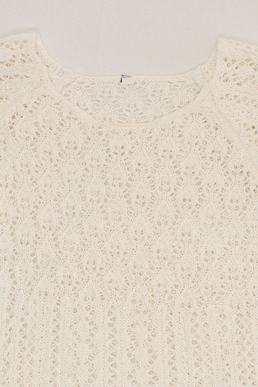Only Tops: ONLY Pull Crochet Écru Manches Évasées T. M – Gebraucht aus Fribourg von re-fine 6