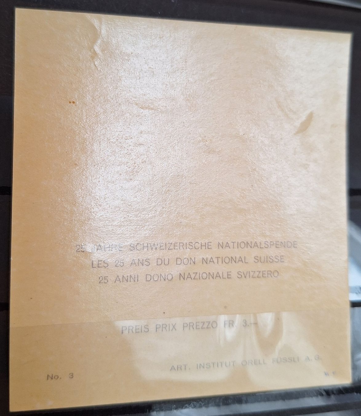 Tutti i francobolli: W14 Sonderblock ** / * Kat. 90.- – Usato da Balgach venduto da SIMEON27 1