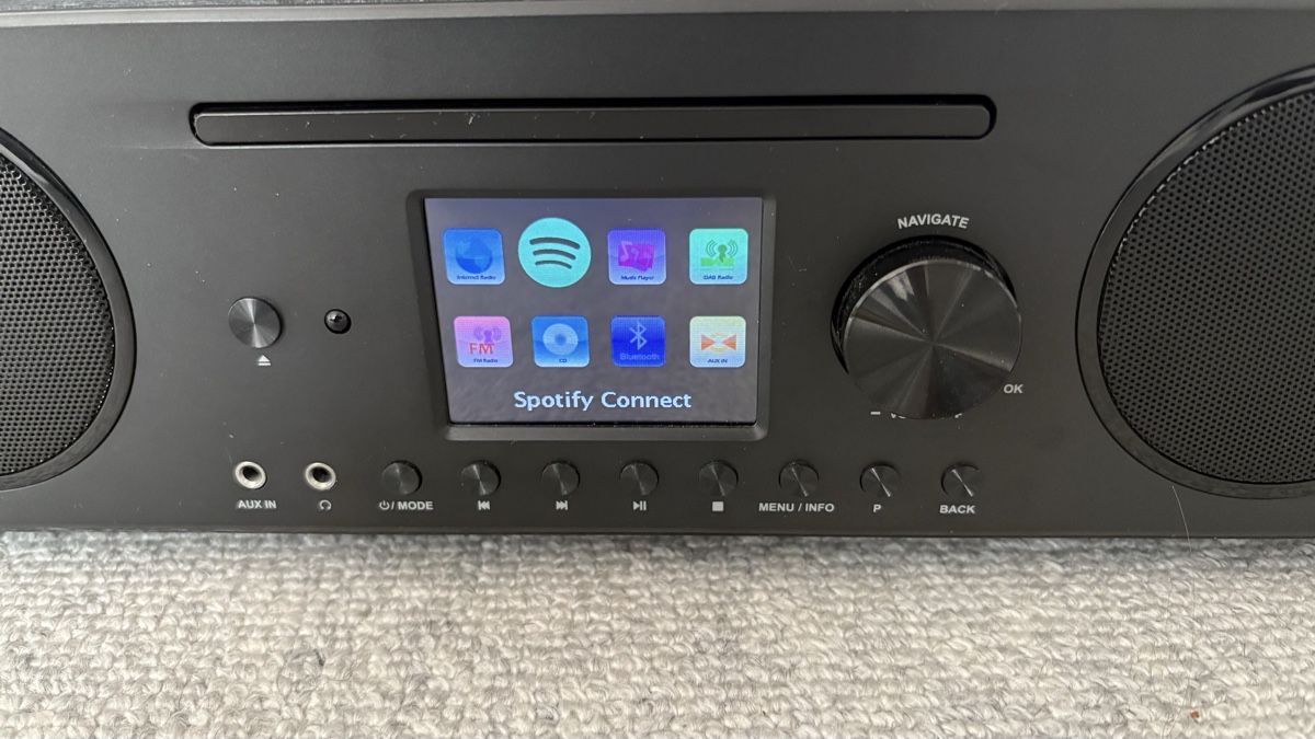 Lettore multimediale & Streamer: Auna Kompaktradio - DAB+, CD, USB - Spotify; Top Zustand – Usato da Bichwil venduto da Silverspoon11 1