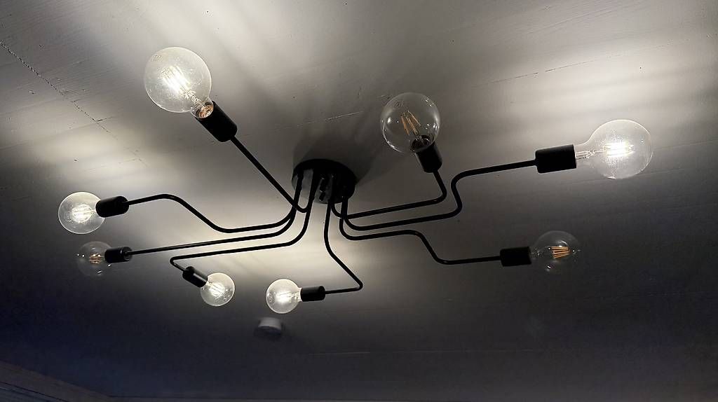 Kronleuchter & Deckenlampen: Plafonnier Design Industriel (8 branches) – Gebraucht aus St-Sulpice VD von mur_6r2n