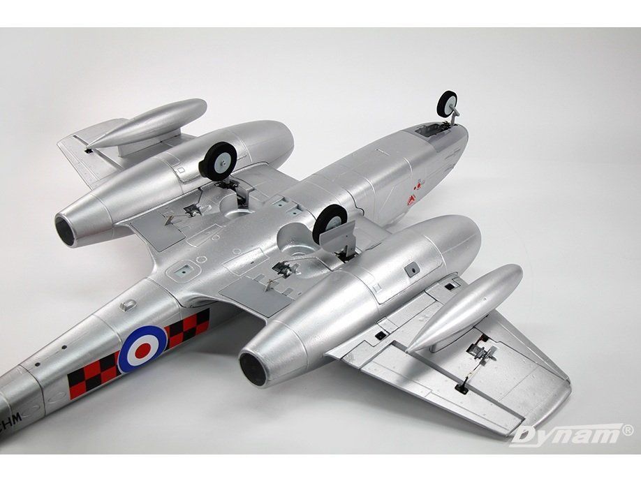 RC Modellbau: Gloster Meteor Jet V2, Spw 1270mm, PNP-Set von Dynam – Neu und originalverpackt aus Entlebuch von Hebu 4