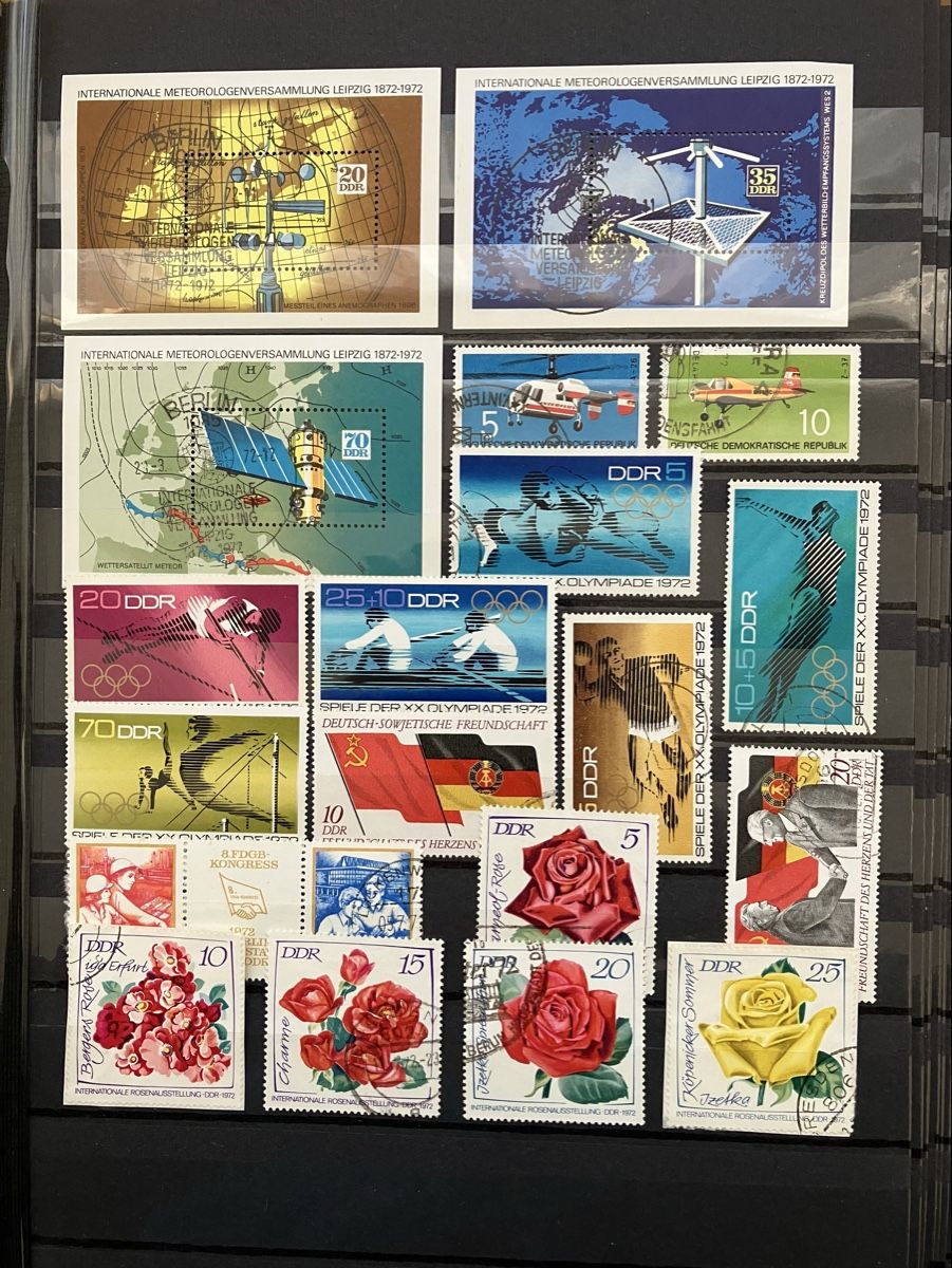 Tutti i francobolli: Deutschland DDR gest/postfr 6s 1970-73 – Usato da Cham venduto da Diablo1232 4