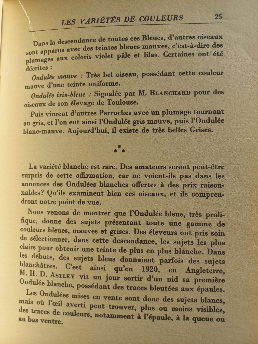 Libri: La perruche ondulée et les inséparables 1959. . – Usato da Dompierre FR venduto da fat_xth5 9