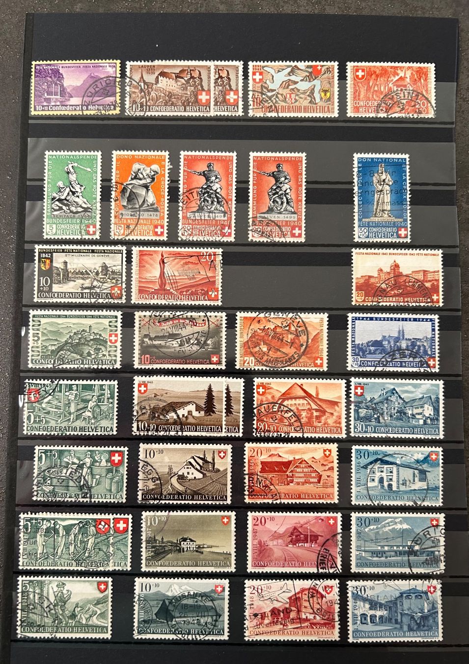 Tous les timbres: Kleines Lot div. Schweizer Briefmarken (2) – D'occasion à Reinach AG par Polarstern1