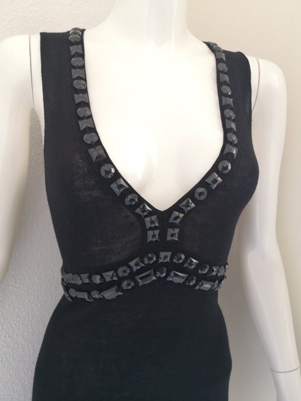 Mango Top: 🤩MANGO SUIT STRICK-TOP SCHWARZ MIT STEINEN – Nuovo (secondo la descrizione) da Olten venduto da Naja-Twins-Twins 5