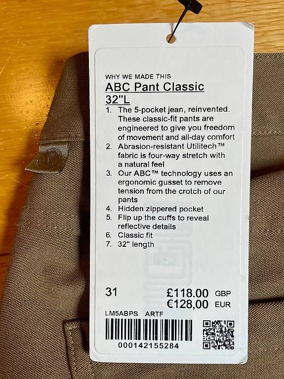 Pantaloni: Hose Lululemon ABC Pant Classic (Utilitech) – Usato da Bern venduto da Kmm 3