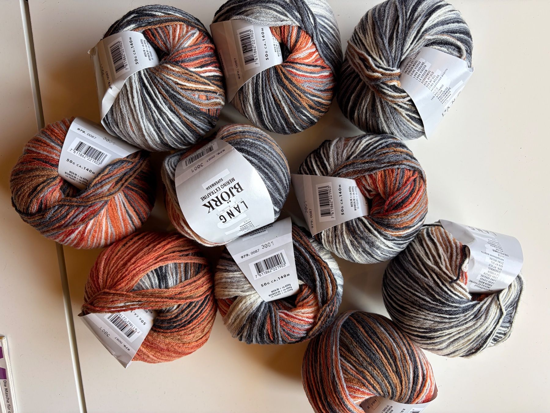 Lang Yarns Lana: 1 Knäuel Björk Lang Yarns – Nuovo (secondo la descrizione) da Büsserach venduto da bor_s88m