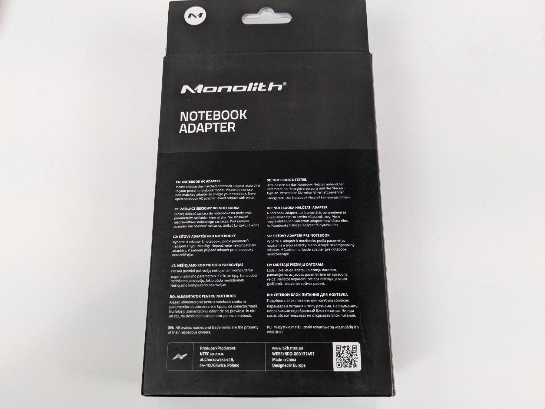 Unità & Adattatore: QOLTEC Monolith Notebook Adapter – Nuovo (secondo la descrizione) da Dintikon venduto da Restwert_Dintikon 5