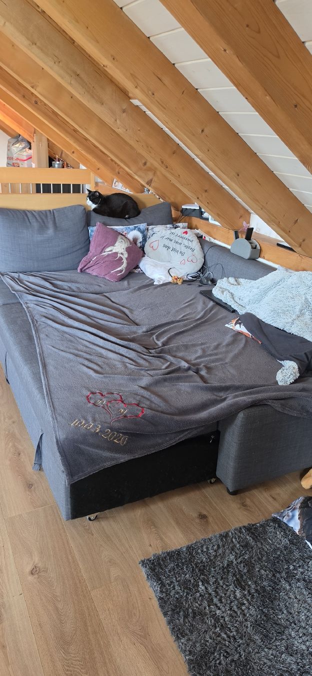 Sofas: Graues Ecksofa mit Schlaffunktion Ikea – D'occasion à Nänikon par Dome_2409 2