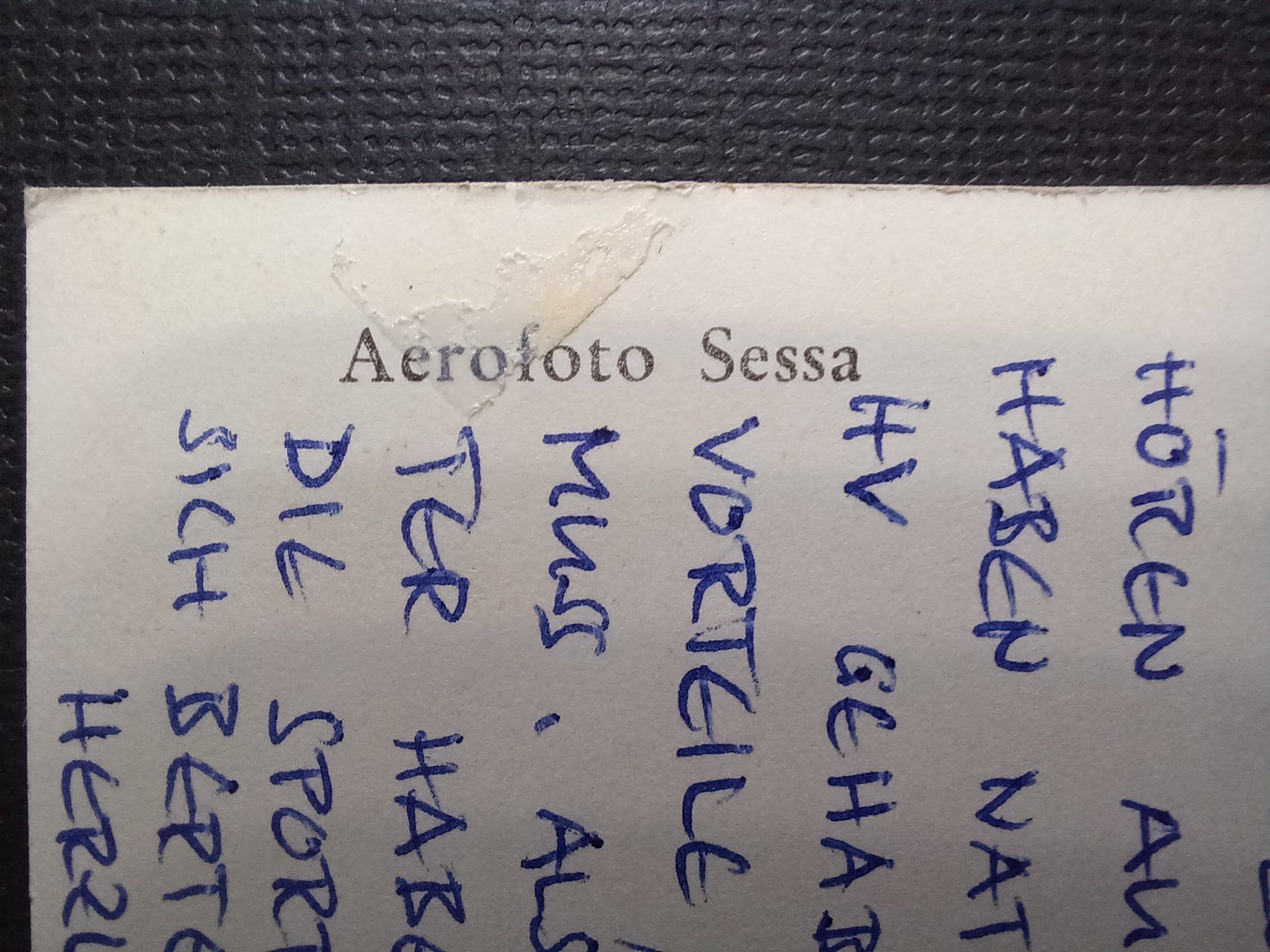 Cartoline postali: Altes Aerofoto Sessa TI, Tessin, 1968 – Usato da Aarau Rohr venduto da mgvw 1