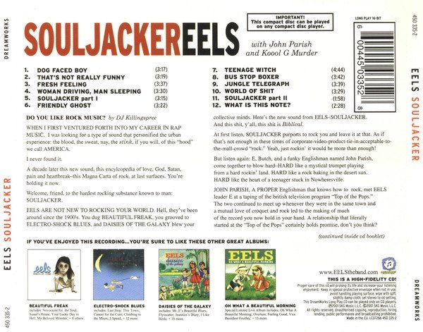 CD: CD Eeels - Souljacker (2001) – Usato da Möriken AG venduto da mineralia 1