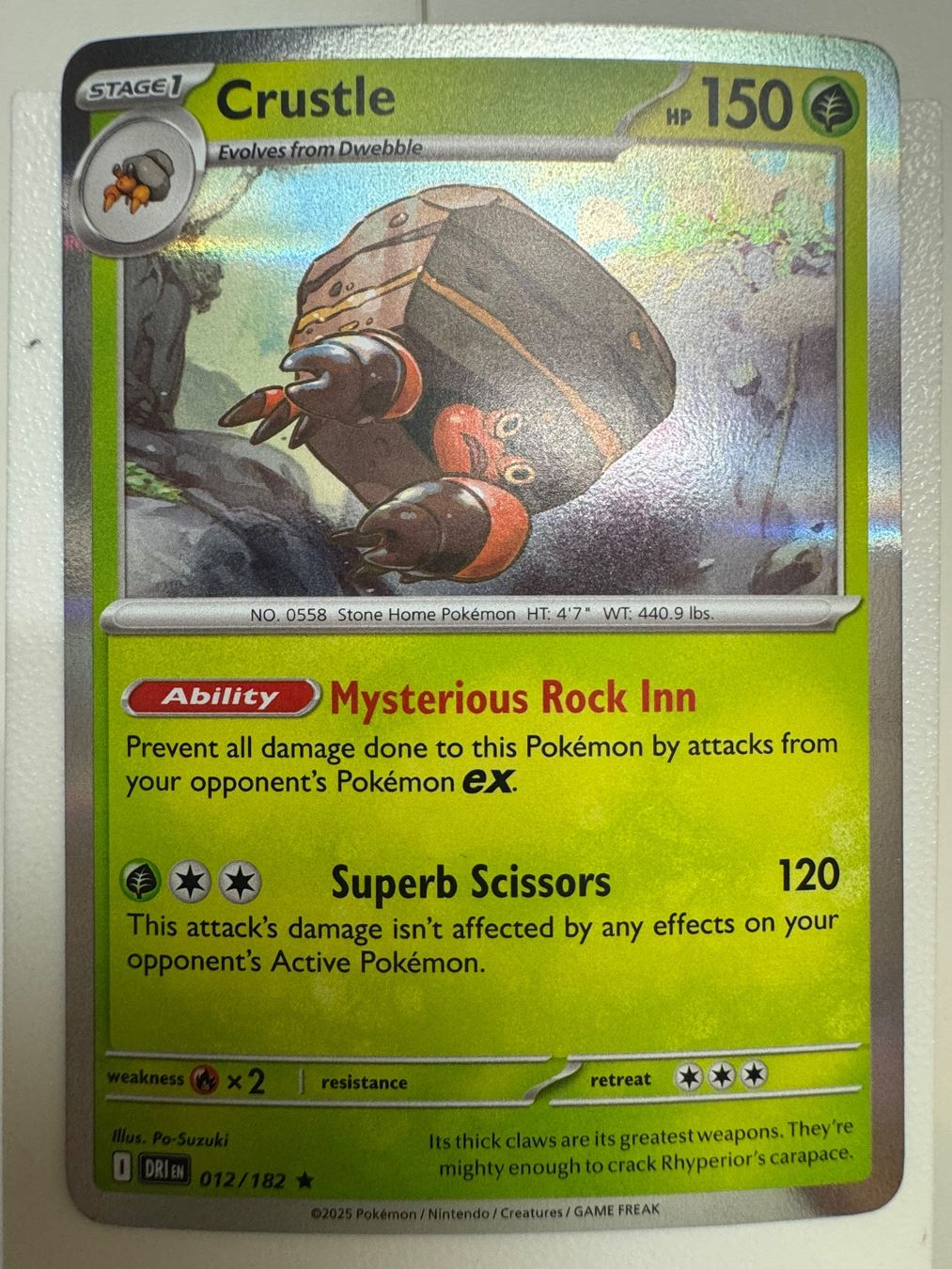 Pokémon Cartes à collectionner: Crustle | Poké Ball Reverse Holo | 012/182 – Neuf (Voir description) à Bassersdorf par ero_9zp9