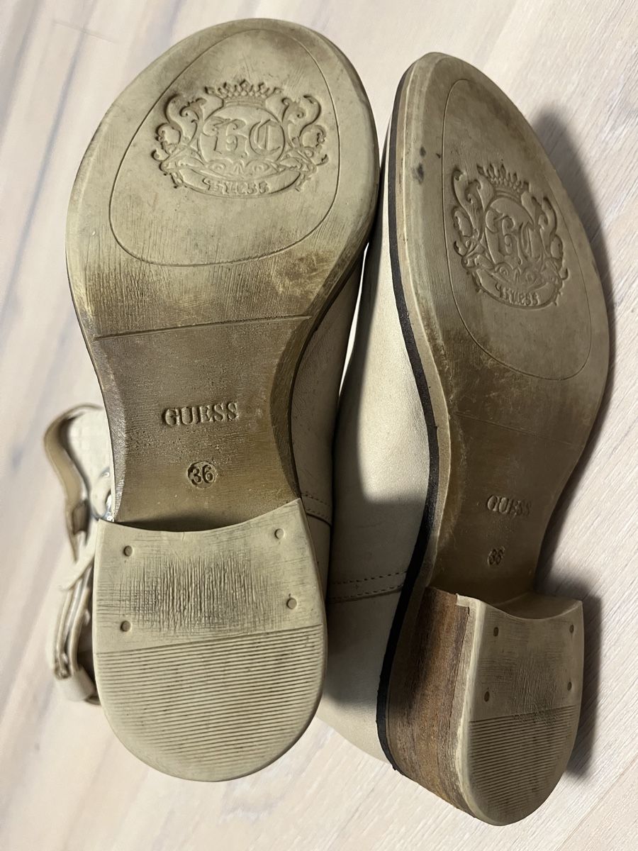 Guess Scarpe da donna: Lederstiefeletten Guess beige 36 – Usato da Birrwil venduto da vanyboo 6
