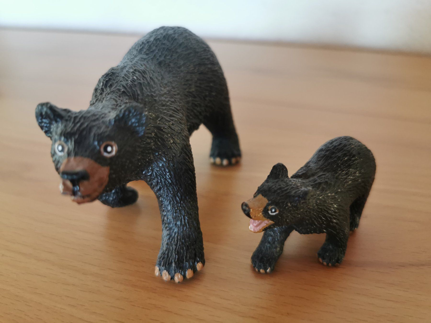 Figuren: Schwarzer Bär mit Jungem, Safari Ltd. – Gebraucht aus Gebenstorf von Aturic 1