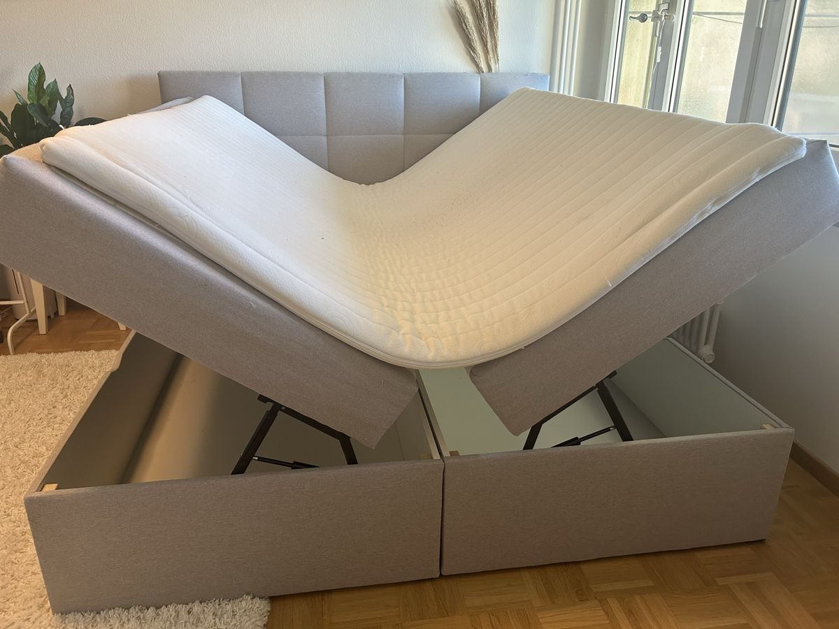 Letti: Boxspringbett mit viel Stauraum, 180x210 cm – Usato da Aesch LU venduto da lau_l8vd 2